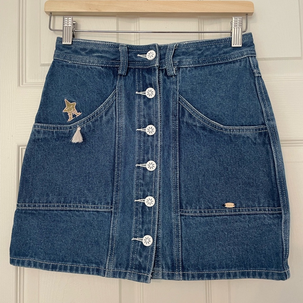 In's Jean Mini Skirt